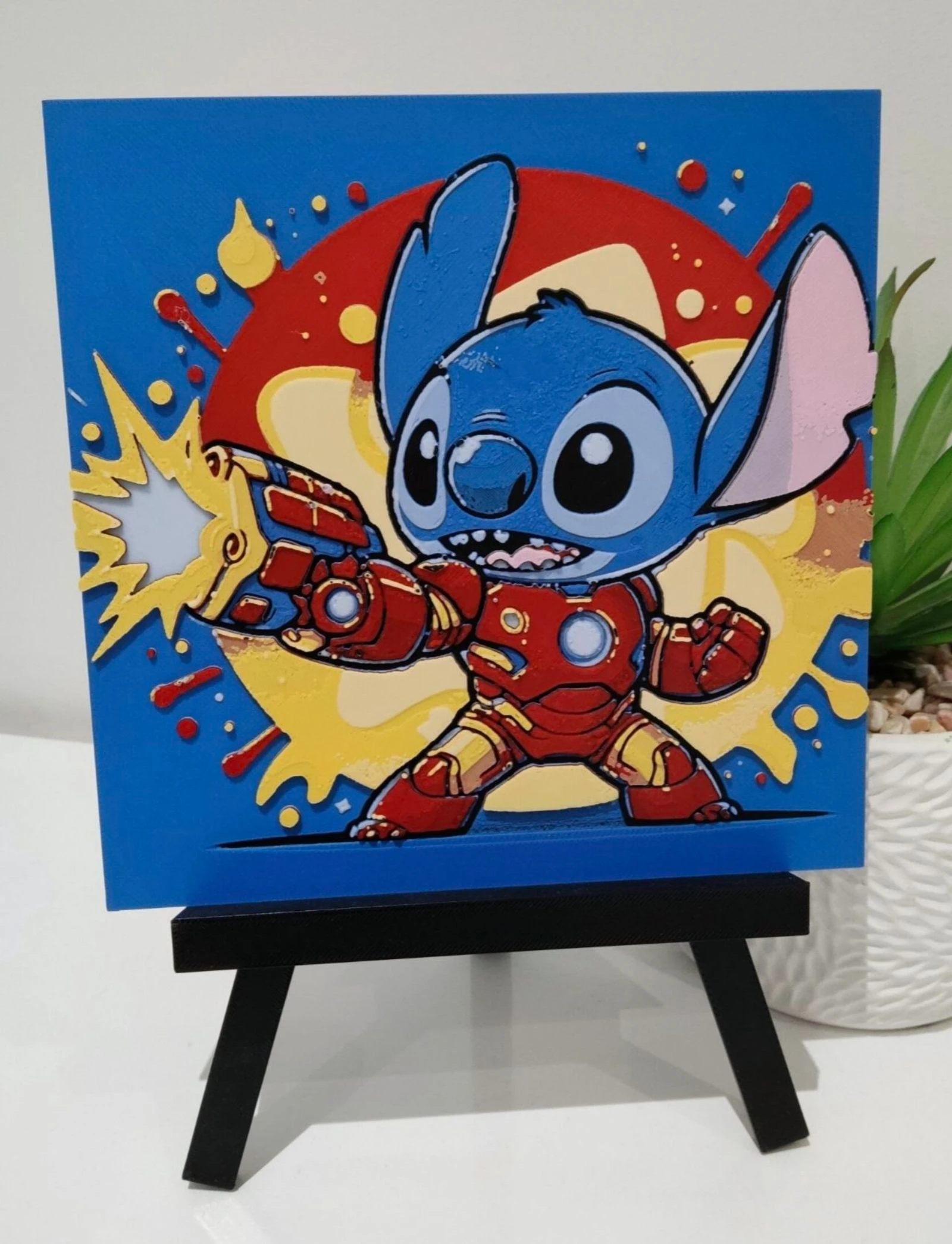 Stitch Iron Man